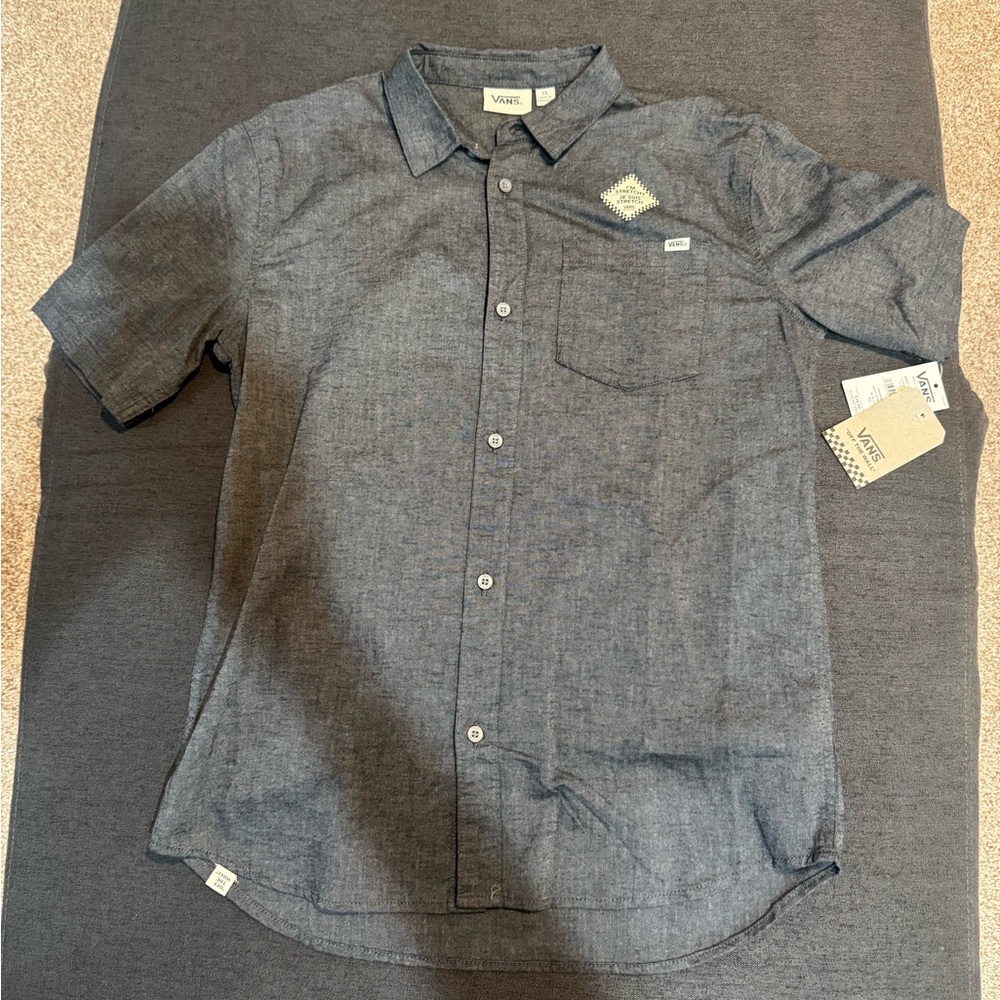 Vans Boy’s Gray Short Sleeve Shirt